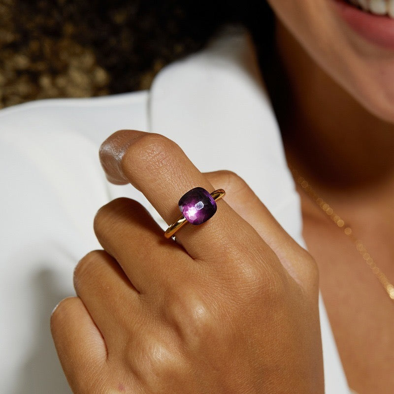 Priscilla Faceted Gemstone Ring