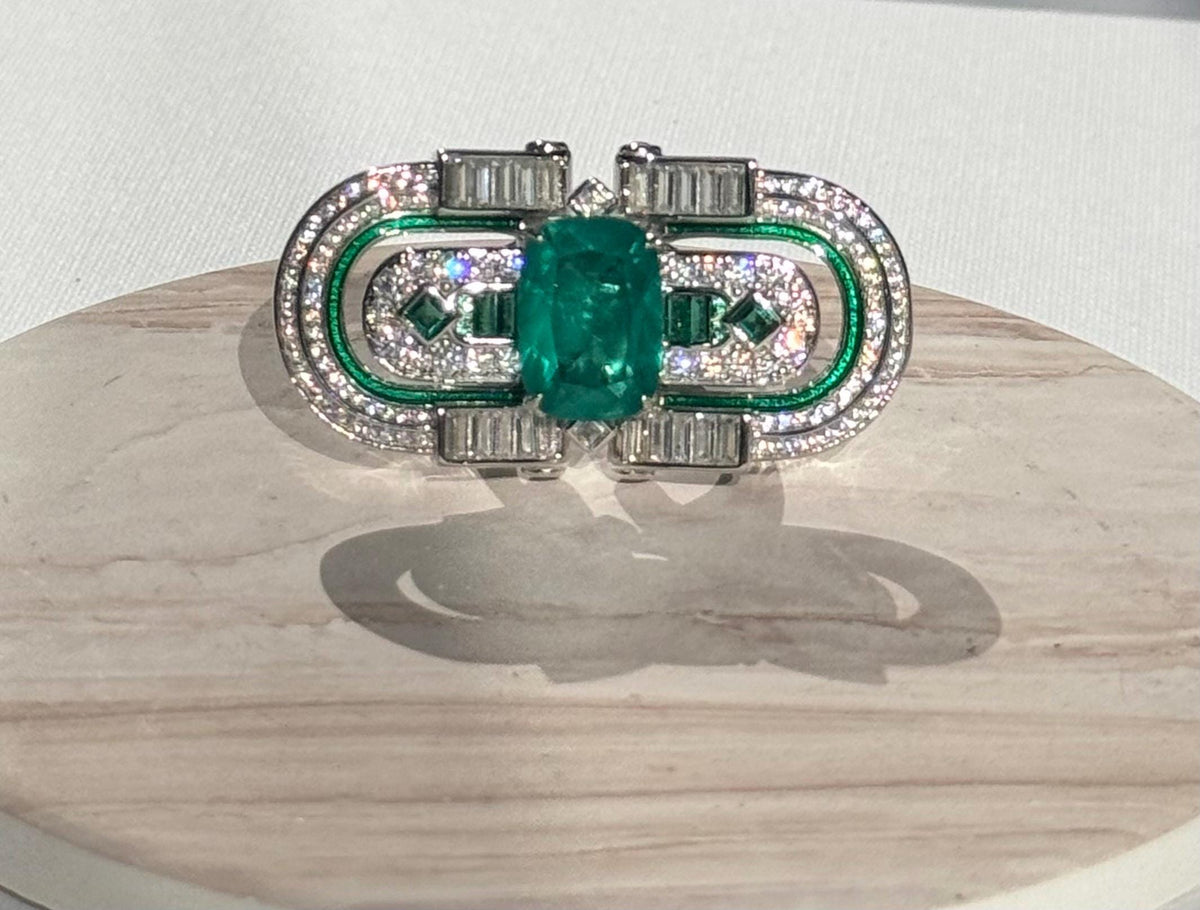 Zambian Emerald Cocktail Ring