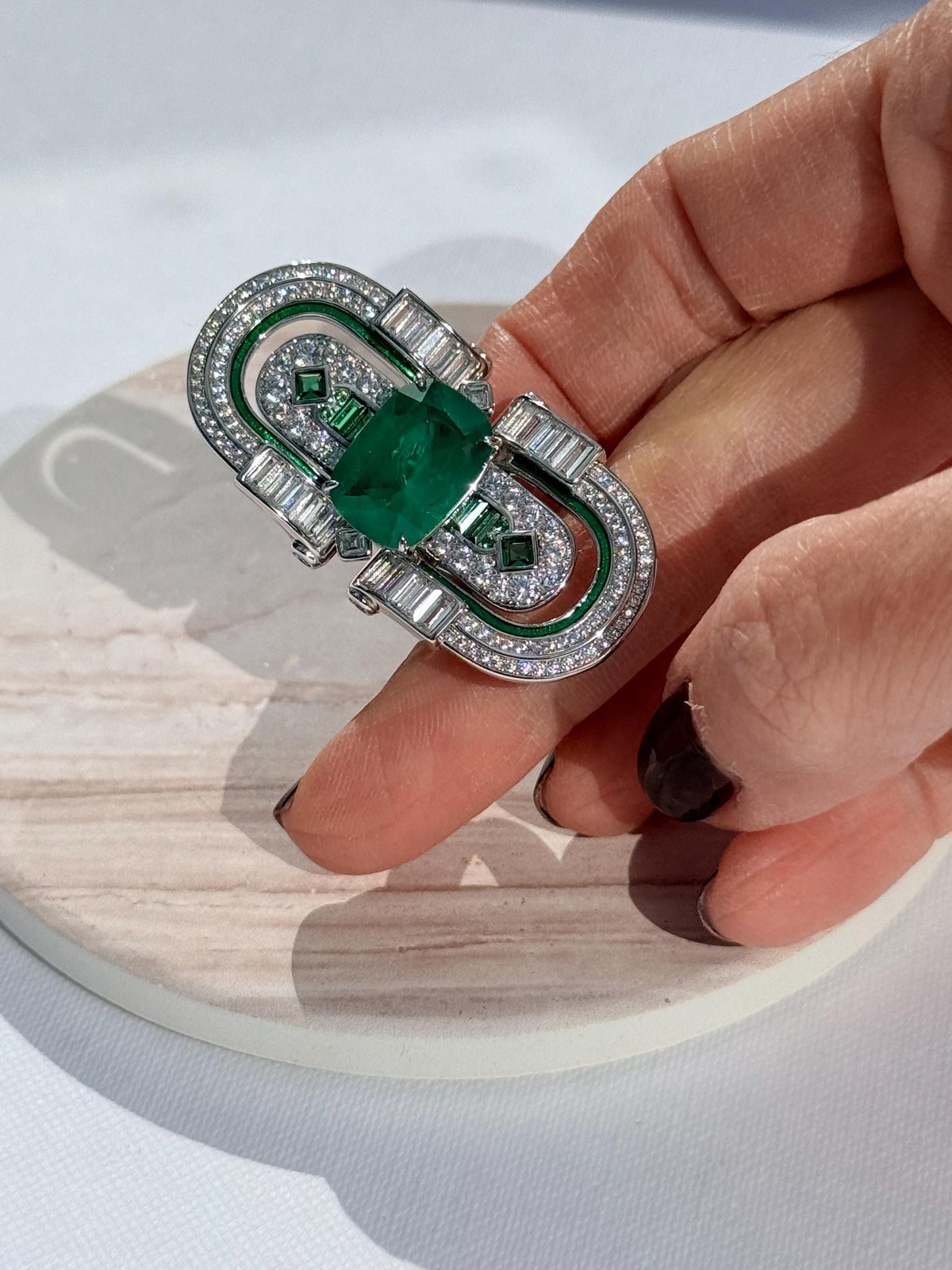 Zambian Emerald Cocktail Ring