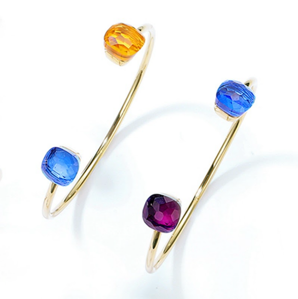 Priscilla Faceted Double Gemstone Bracelet
