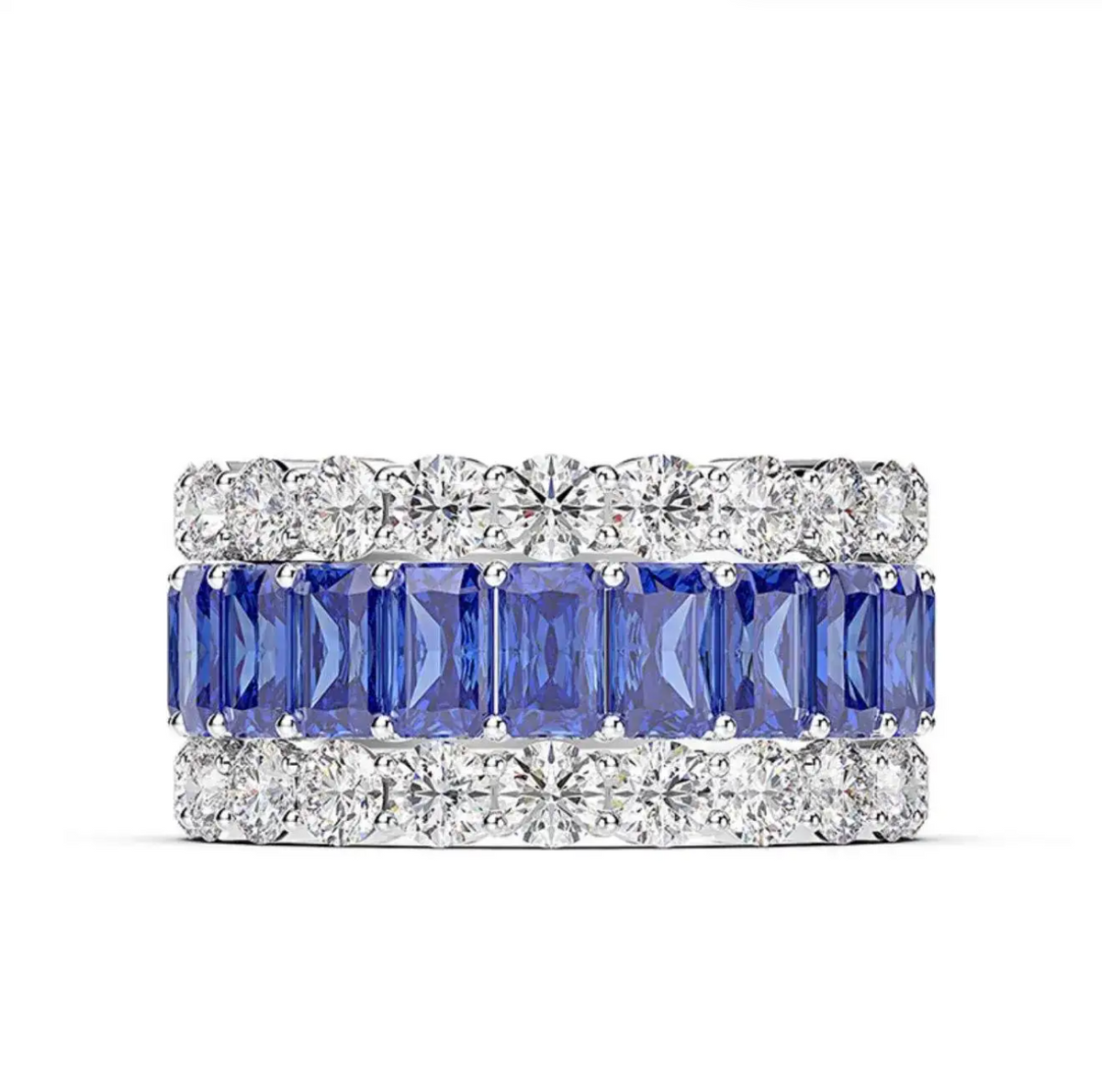 Simulated Diamond Eternity Band