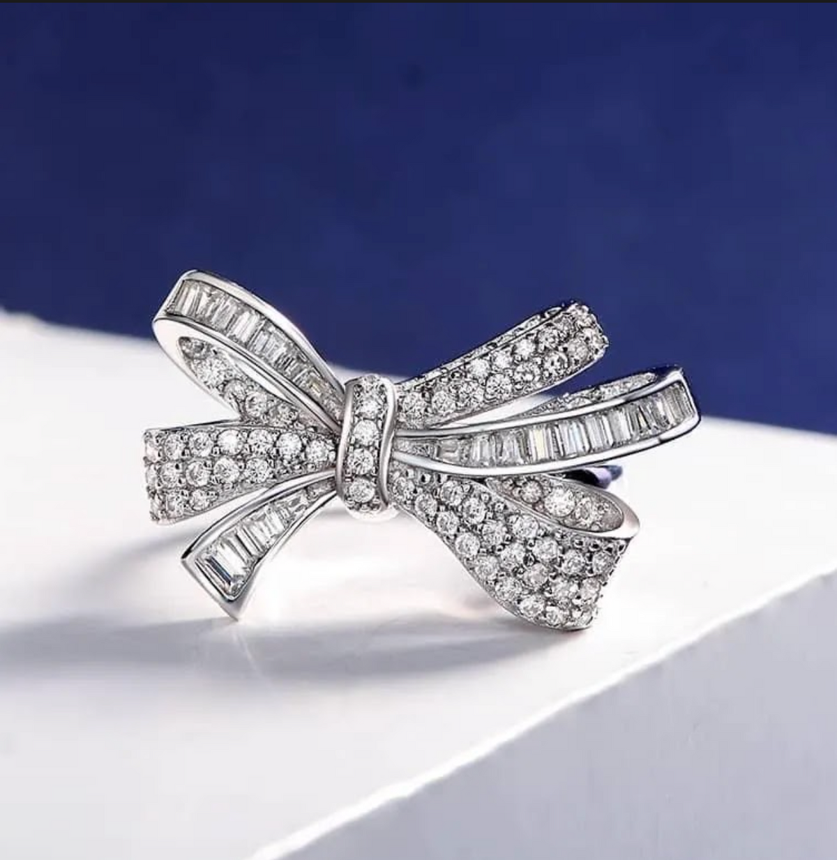 Pavé Bow Ring