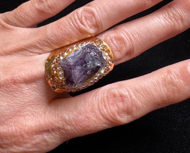 Ibiza Amethyst Ring