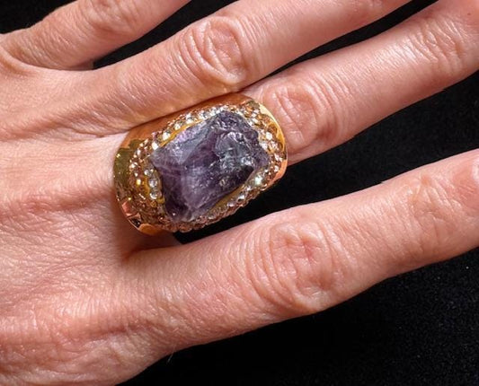 Ibiza Amethyst Ring