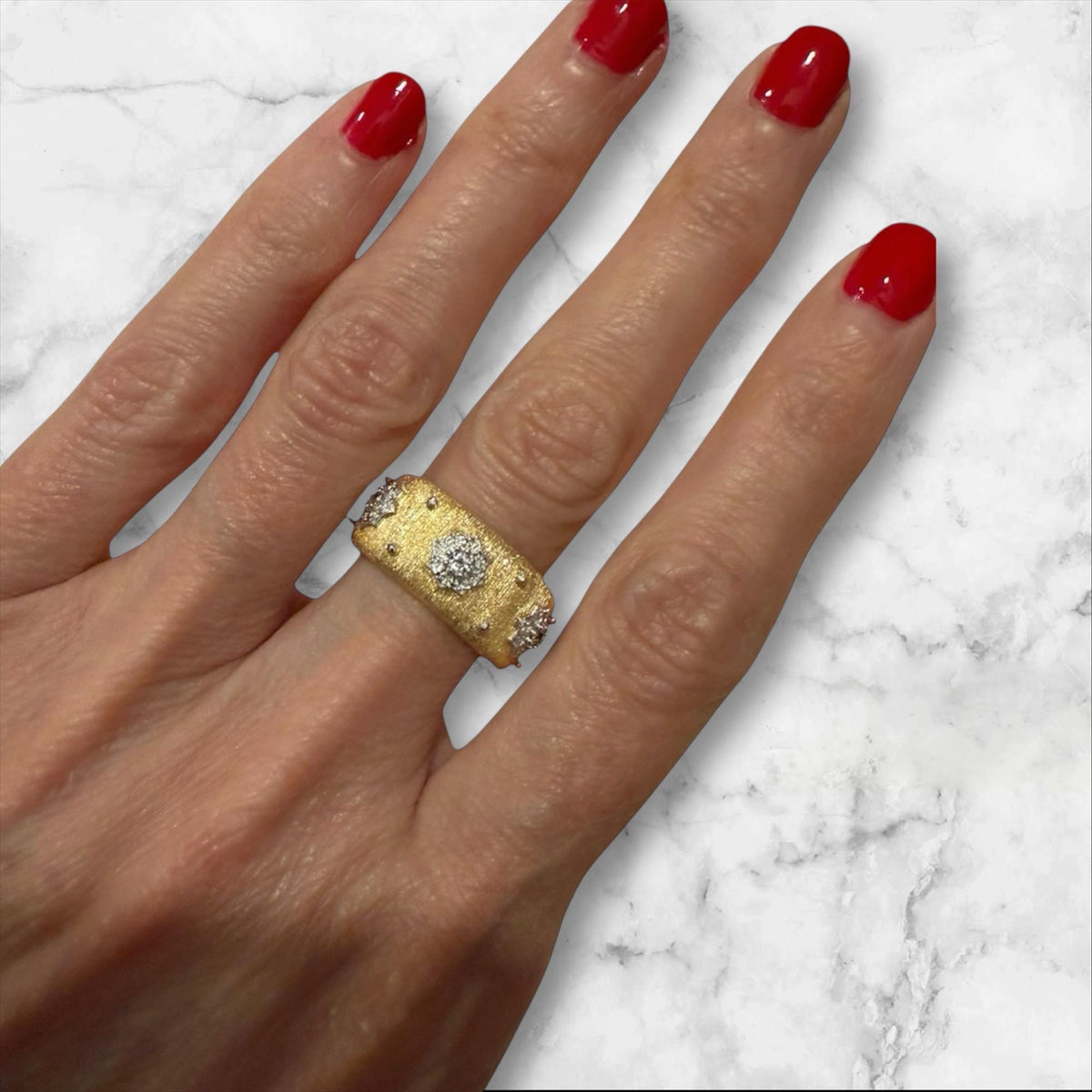 Florentia Gold Adjustable Ring