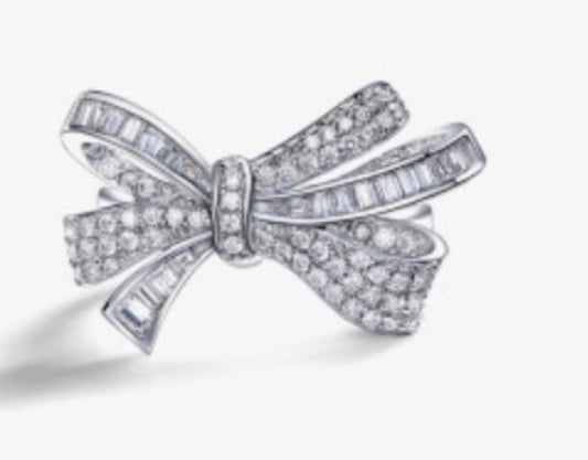 Pavé Bow Ring