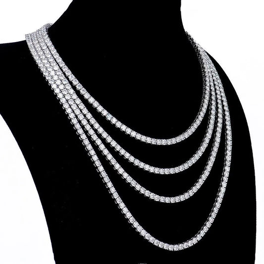 Moissanite Tennis Necklace